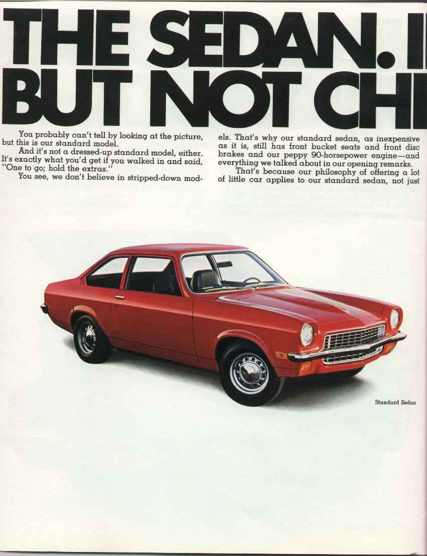 1970 Chevrolet Vega Brochure Page 4